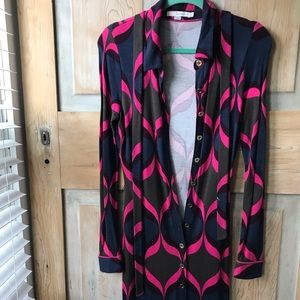 Boden button up dress